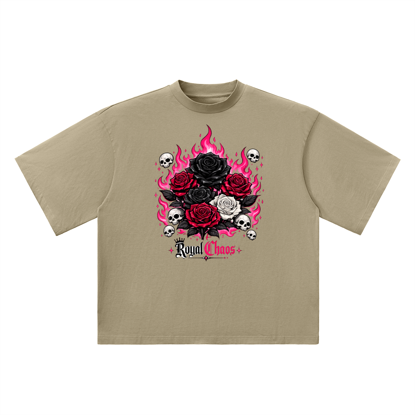 Royal Chaos Oversized Drop Shoulder T-Shirt