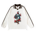 Royal Chaos striped dragon shirt