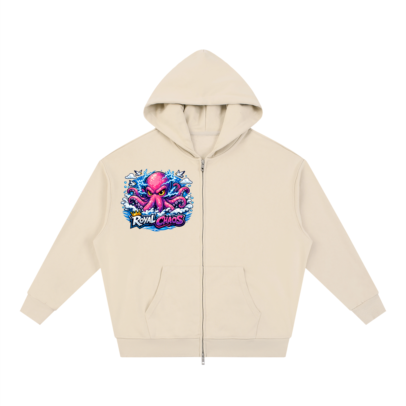Royal Chaos Custom Full Zip Hoodie