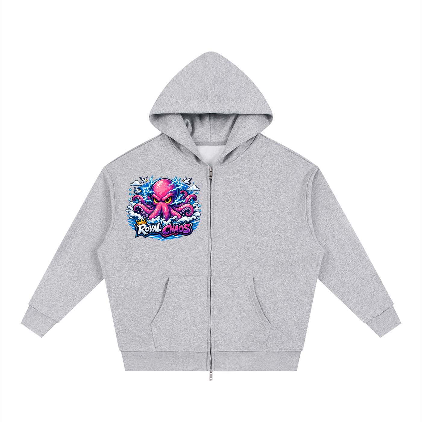 Royal Chaos Custom Full Zip Hoodie