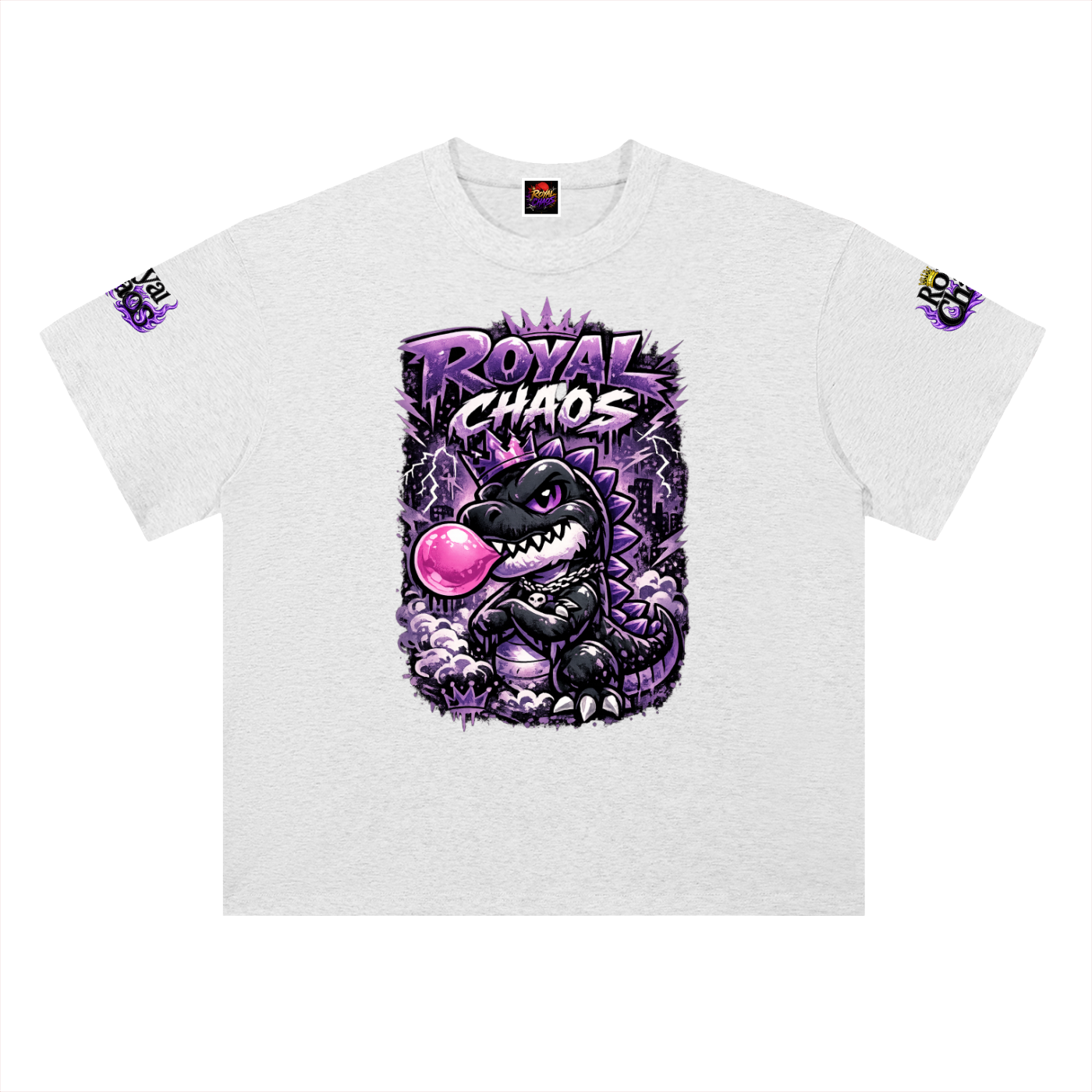 Royal Dino Heavyweight Drop Shoulder T-Shirt