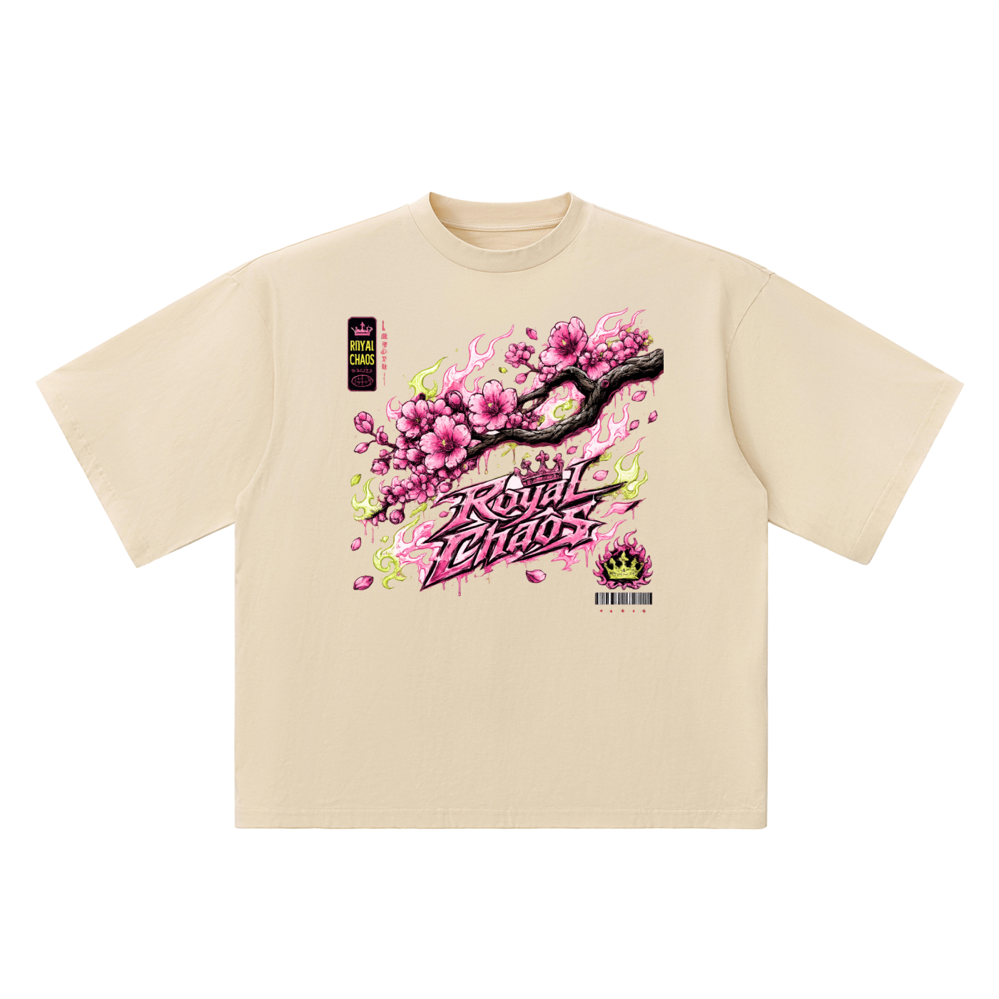 Royal Chaos Custom Oversized Drop Shoulder T-Shirt