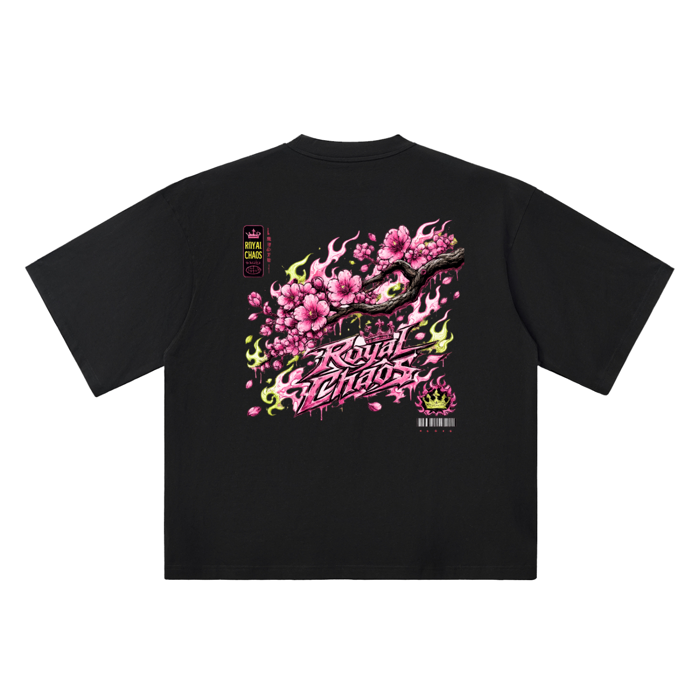 Royal Chaos Custom Oversized Drop Shoulder T-Shirt