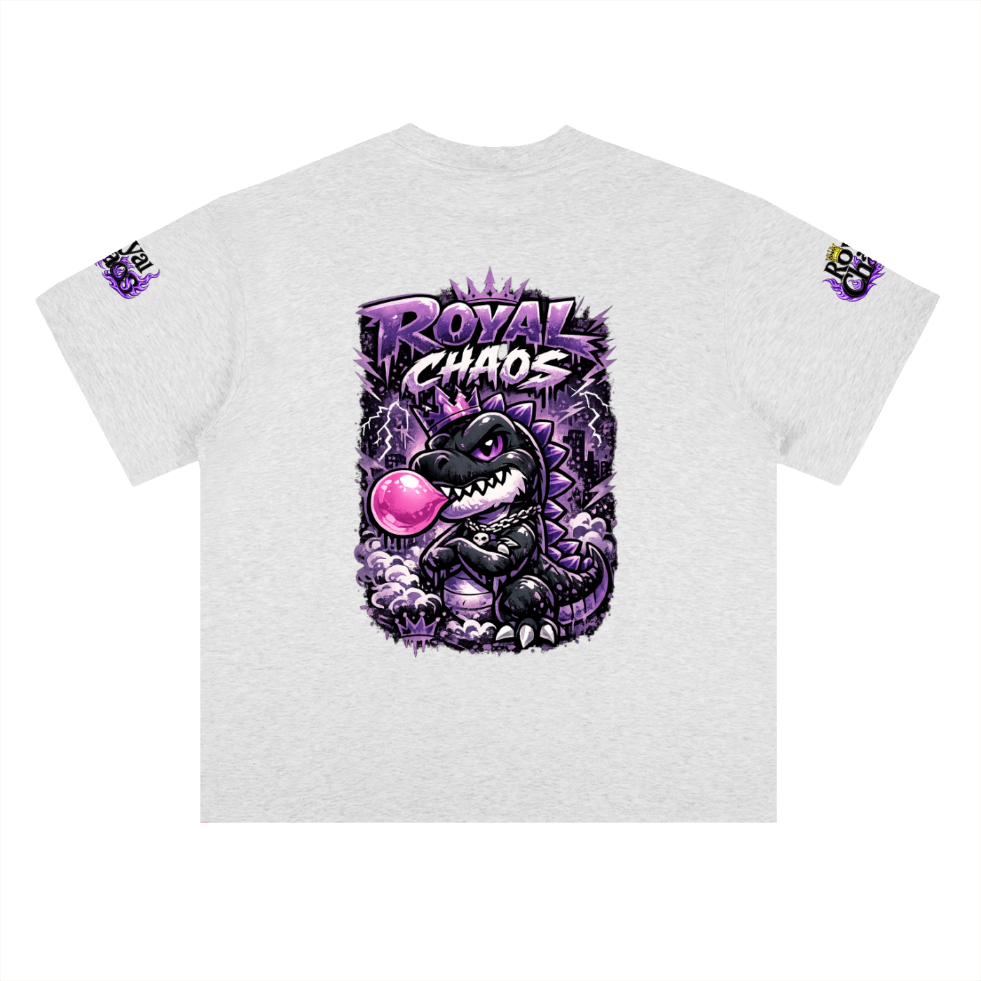 Royal Dino Heavyweight Drop Shoulder T-Shirt