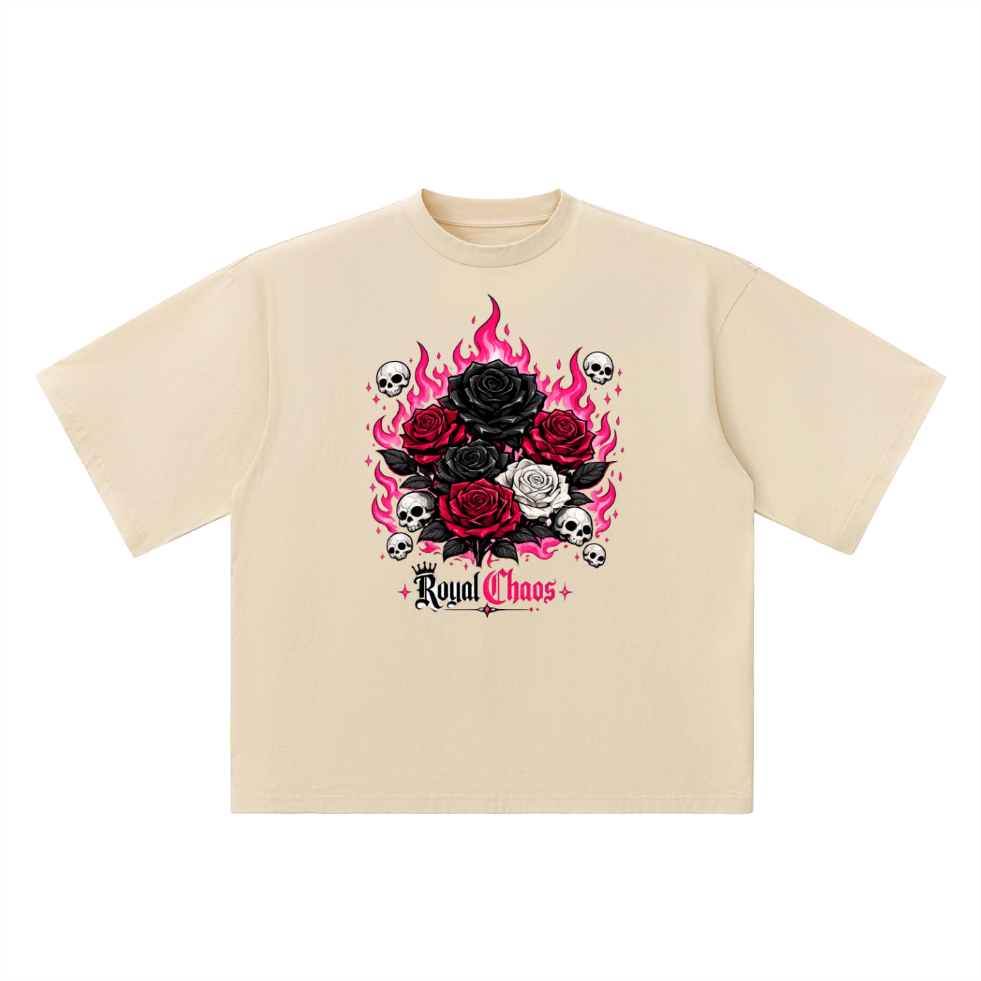 Royal Chaos Oversized Drop Shoulder T-Shirt