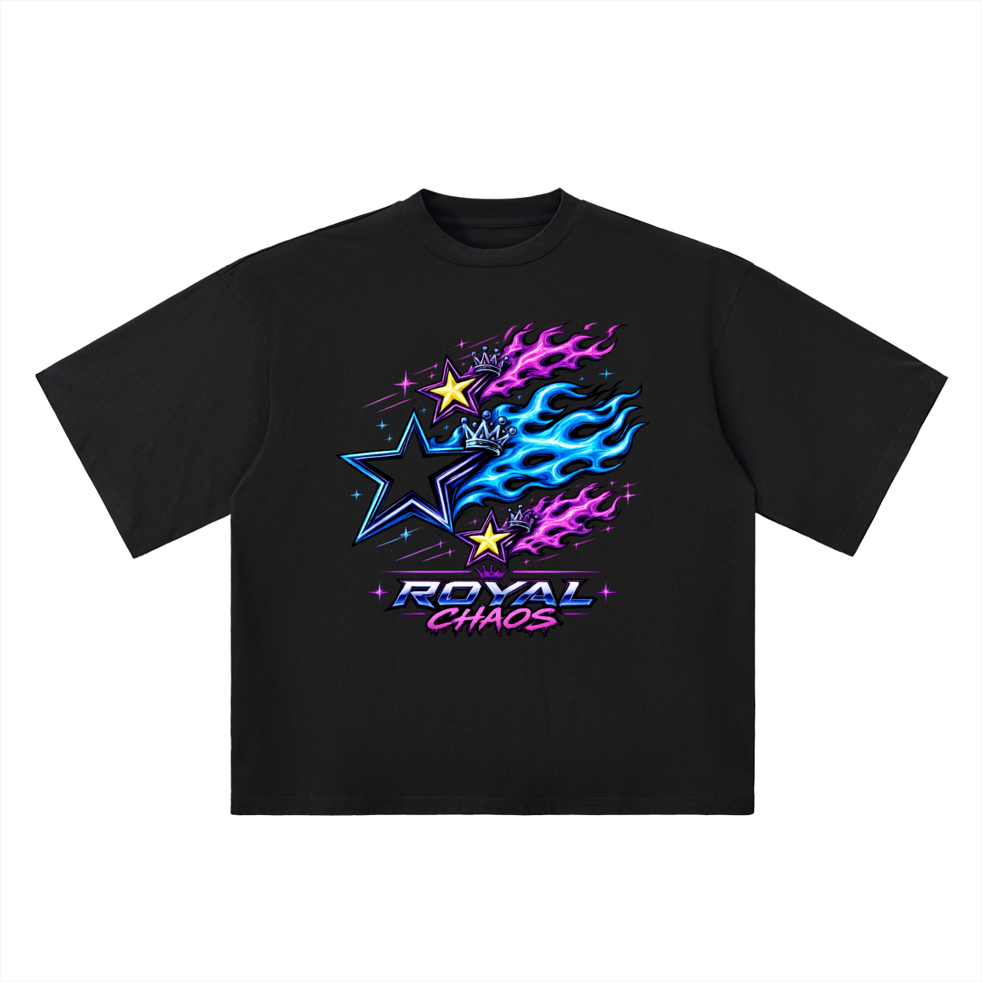 Royal Chaos Custom Oversized T-Shirt