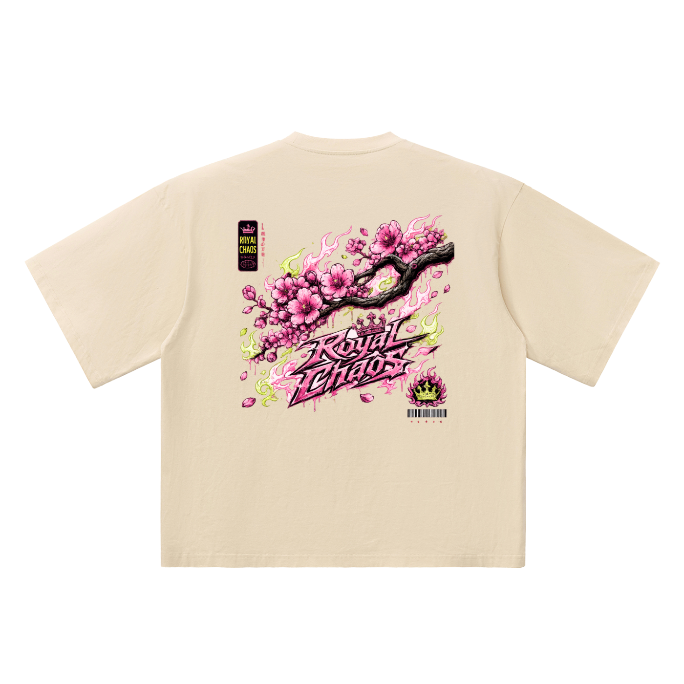 Royal Chaos Custom Oversized Drop Shoulder T-Shirt