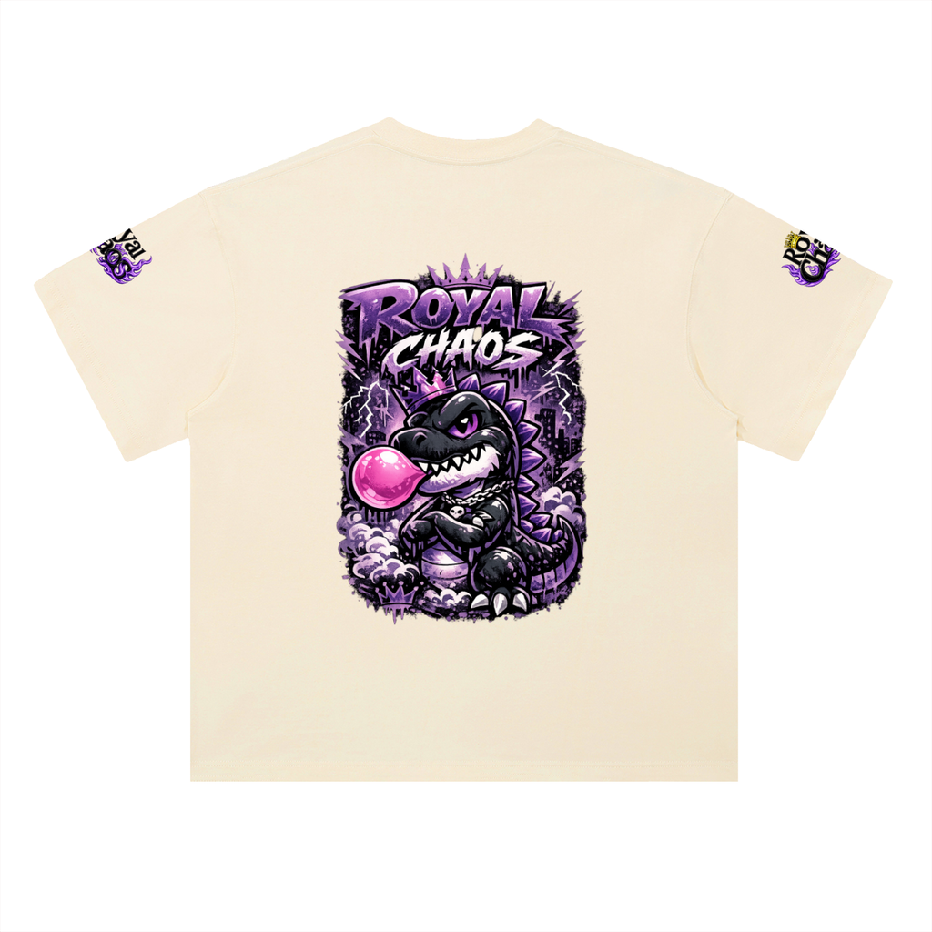 Royal Dino Heavyweight Drop Shoulder T-Shirt