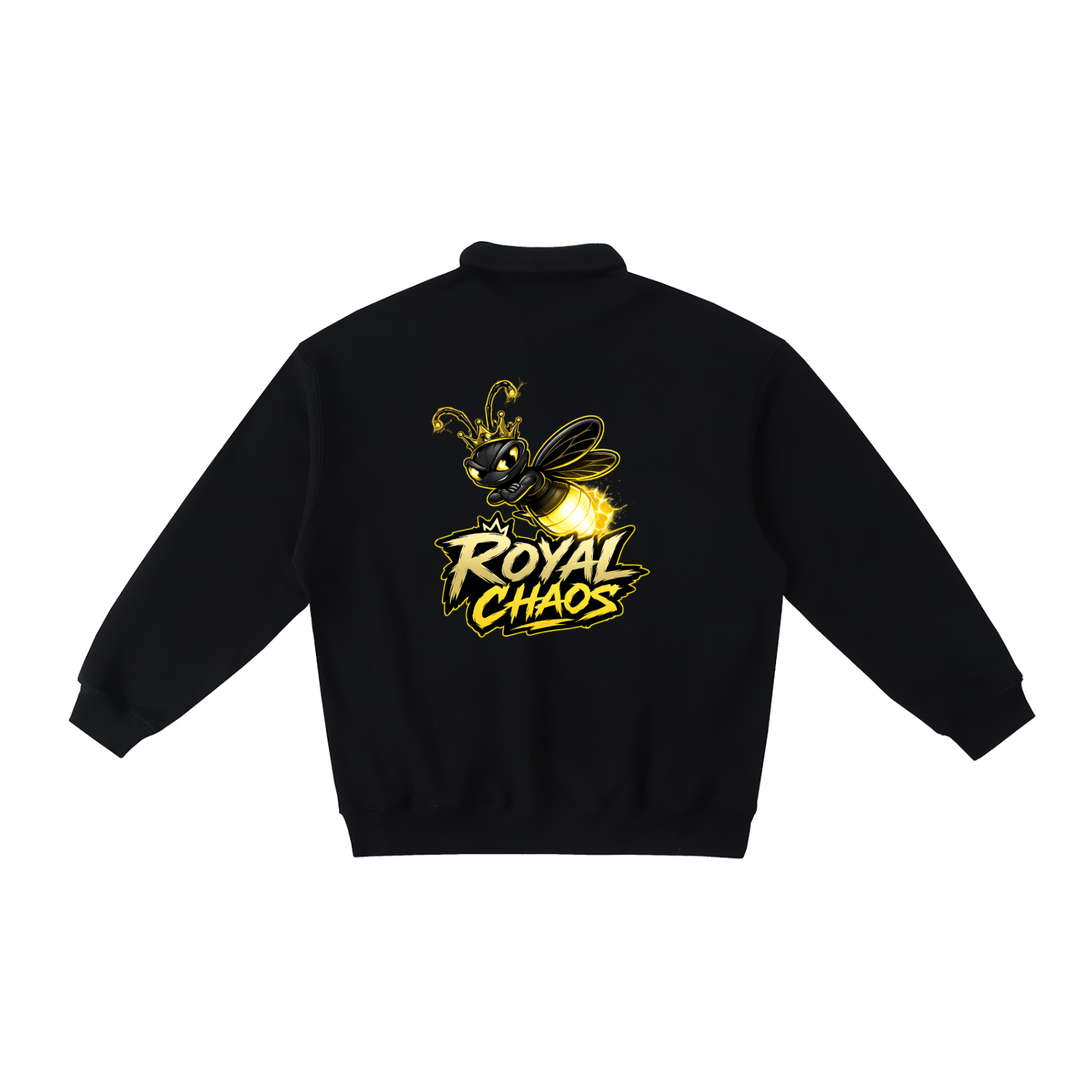 Royal FireFly Polo-Collar Sweatshirt
