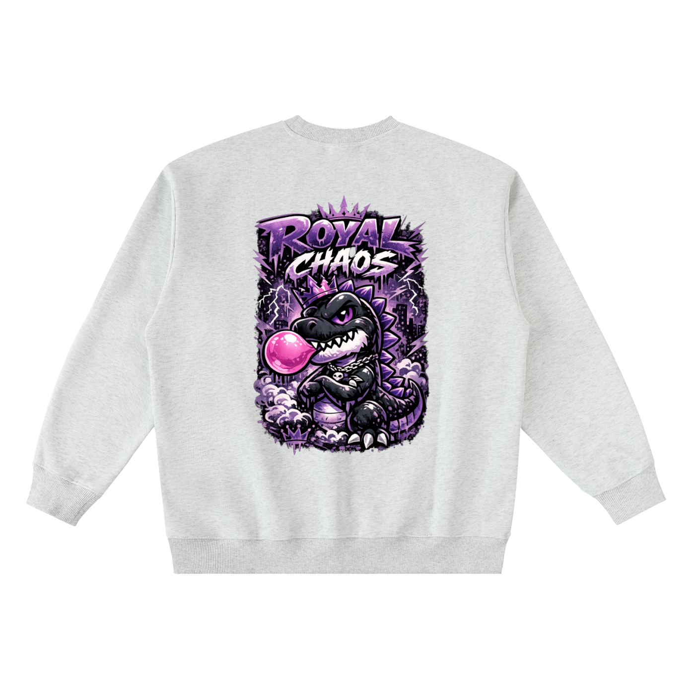 Royal Dino Oversized Taped Sweatshirt