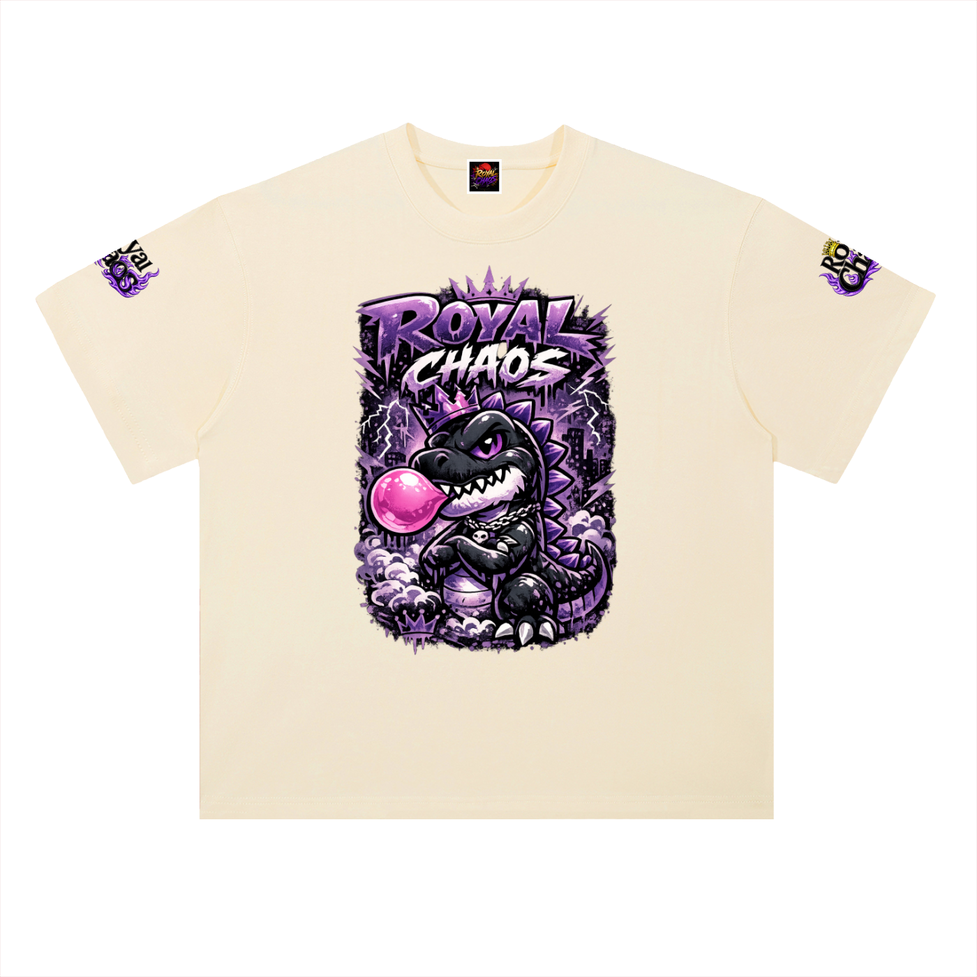 Royal Dino Heavyweight Drop Shoulder T-Shirt