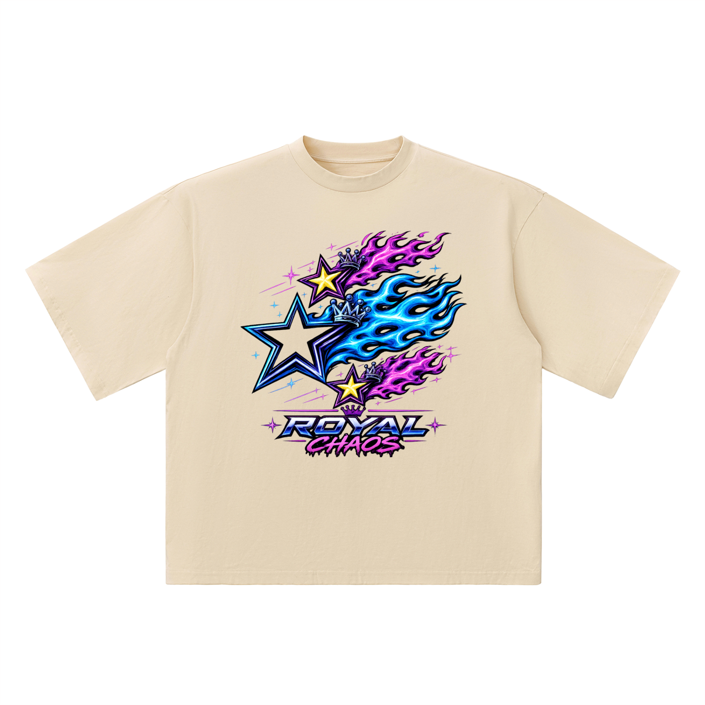 Royal Chaos Custom Oversized T-Shirt
