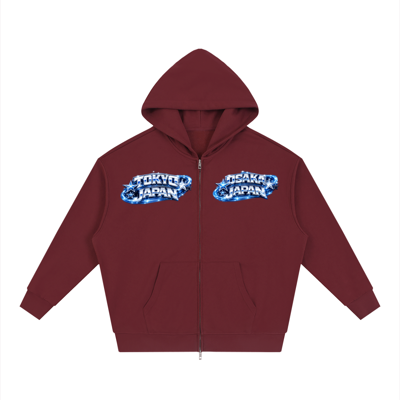 Royal Chaos Custom Japan Full Zip Hoodie