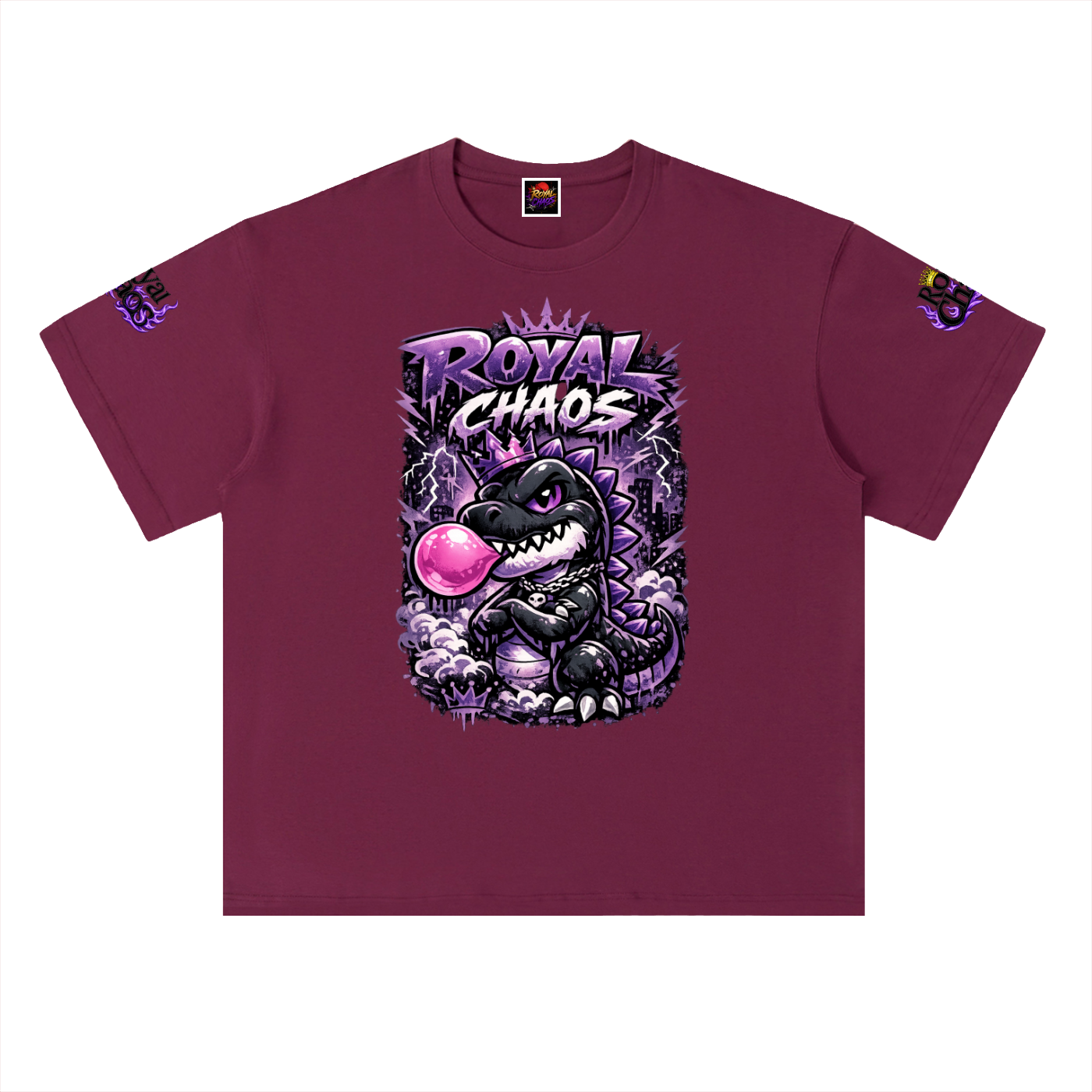 Royal Dino Heavyweight Drop Shoulder T-Shirt