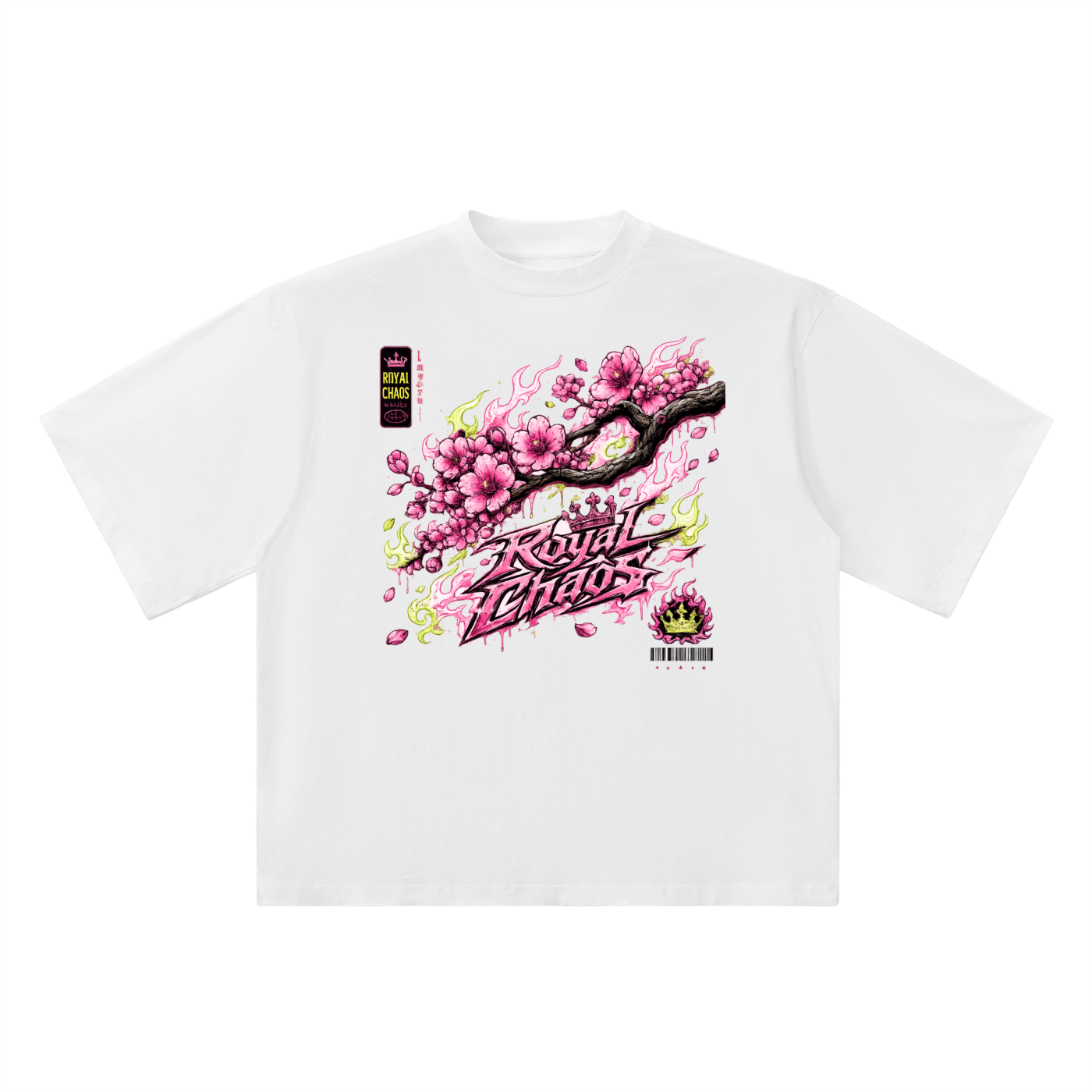 Royal Chaos Custom Oversized Drop Shoulder T-Shirt