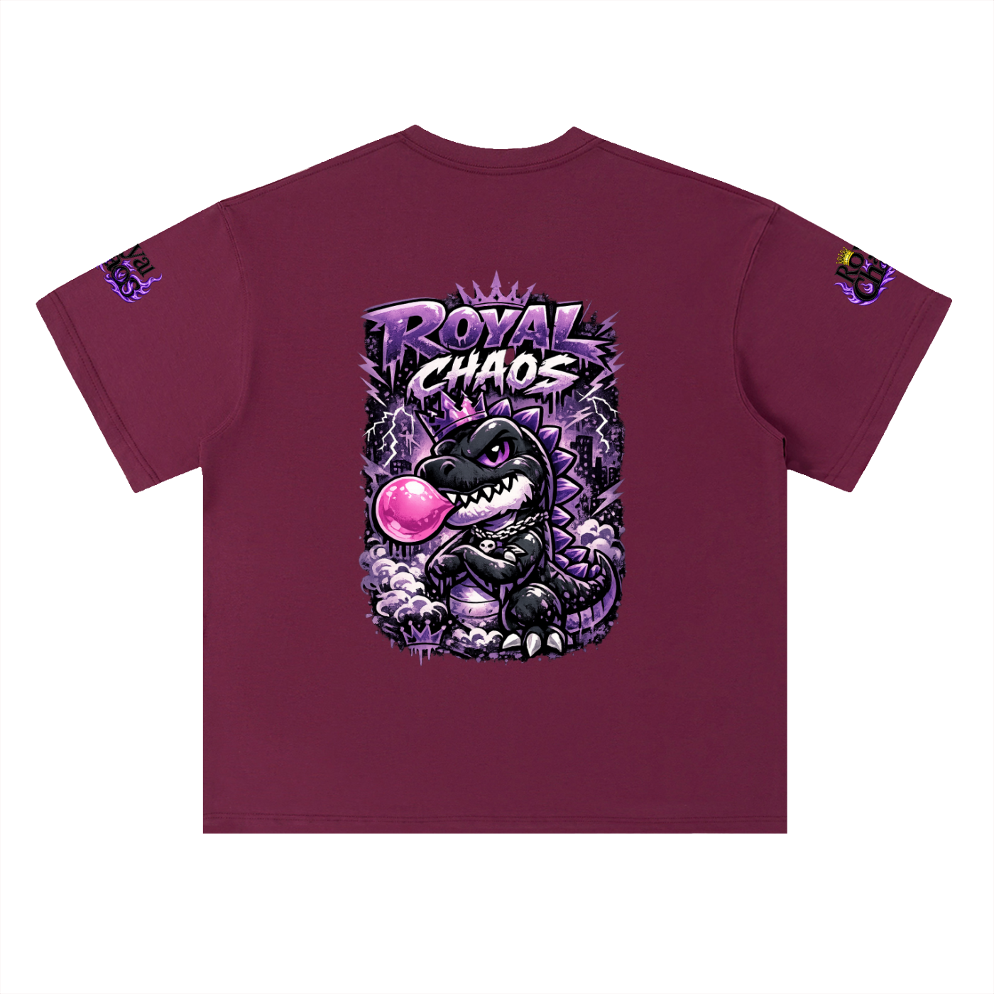 Royal Dino Heavyweight Drop Shoulder T-Shirt