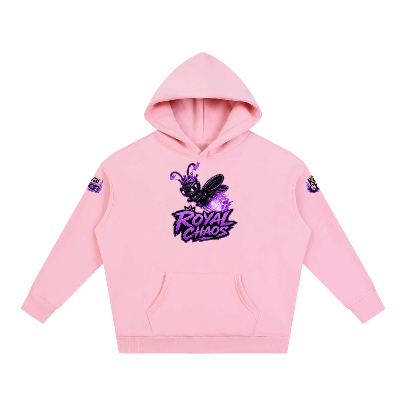 Custom Royal FireFly Oversize  Hoodie