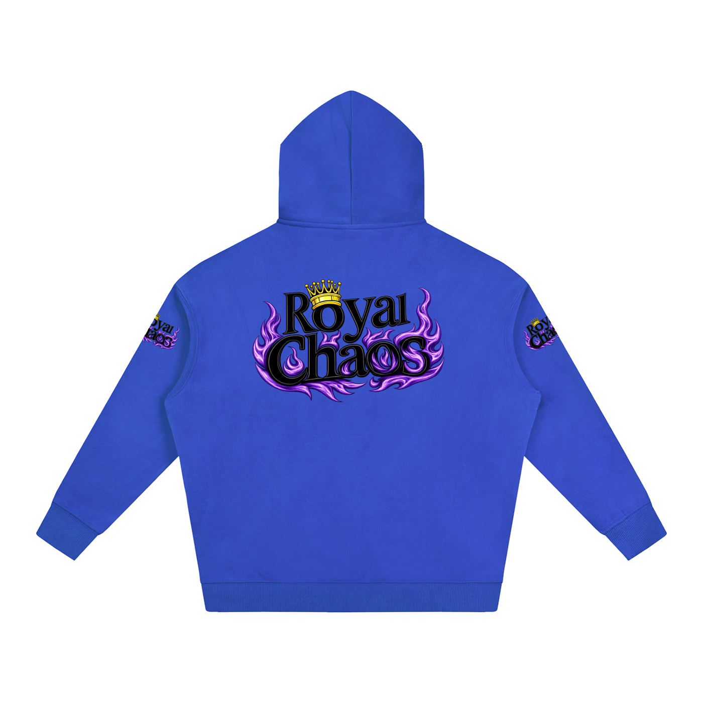 Custom Royal FireFly Oversize  Hoodie