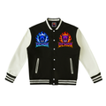 Royal Chaos Custom Fleeced Varsity Jacket