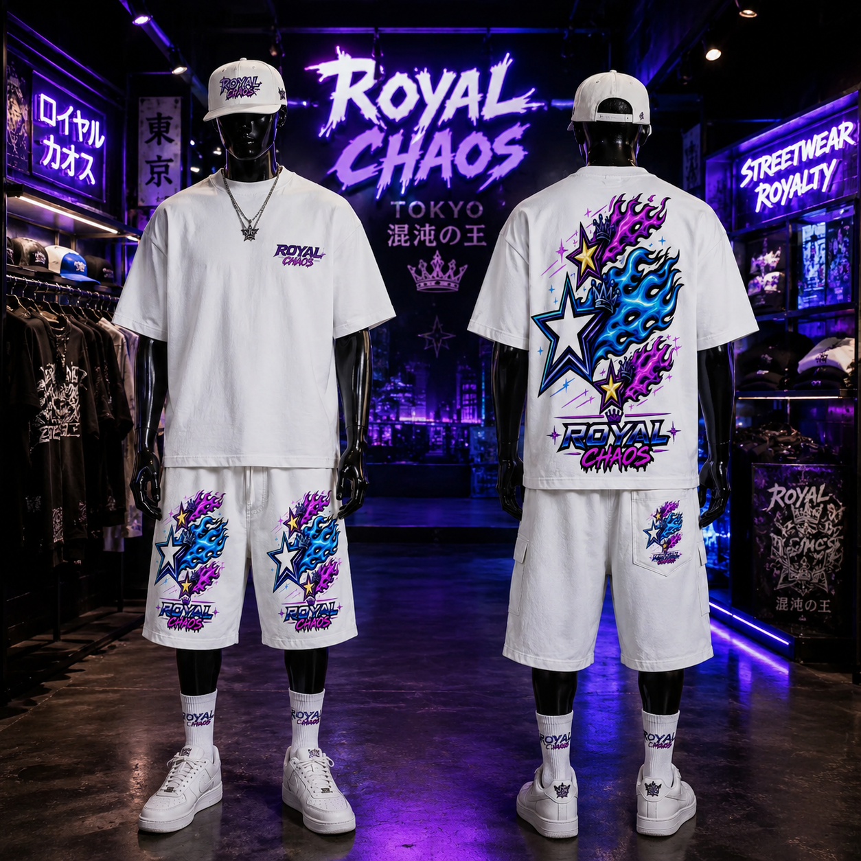 Royal Chaos Custom Drawstring  Shorts