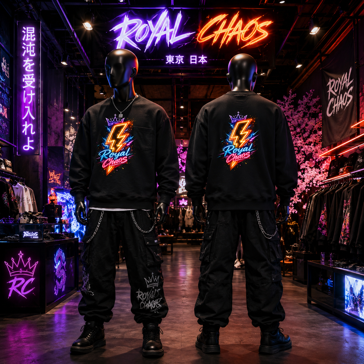 Royal Chaos Custom Crewneck Sweatshirt