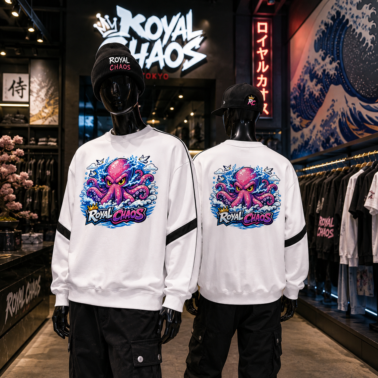 Royal Chaos Custom Oversized  Sweatshirt