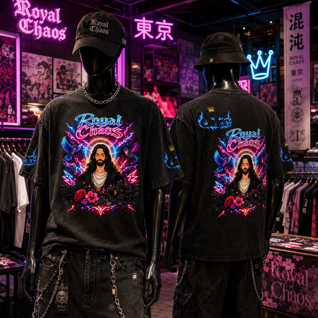 Royal Chaos Custom  Oversized  T-Shirt