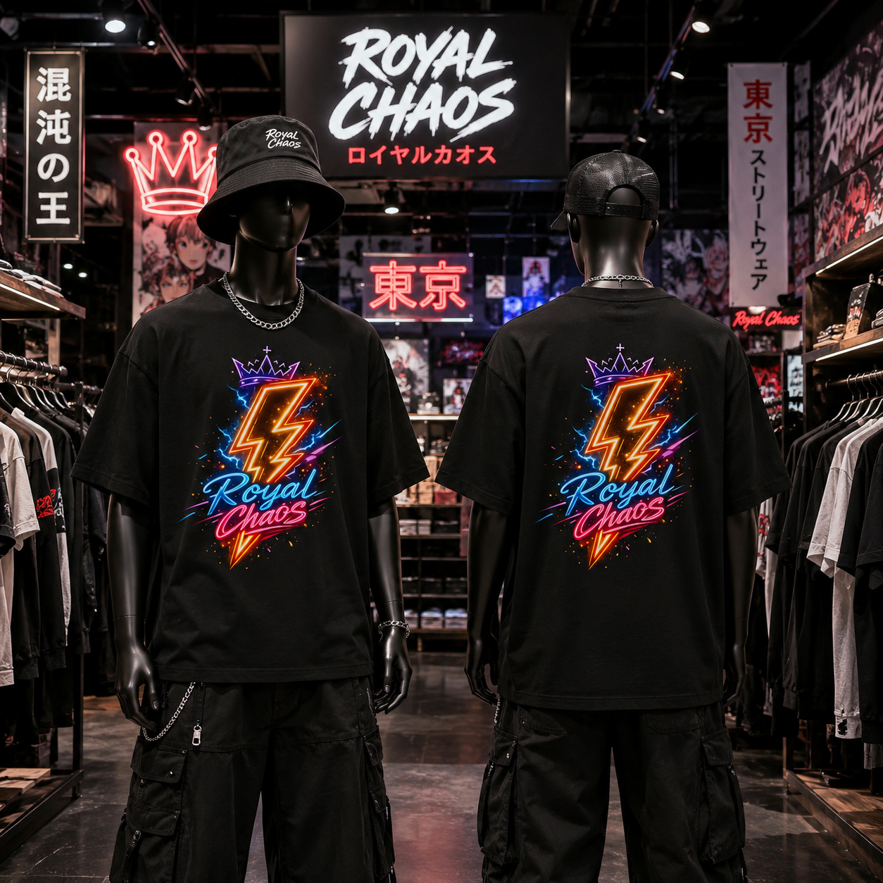 Royal Chaos Custom Oversized  T-Shirt
