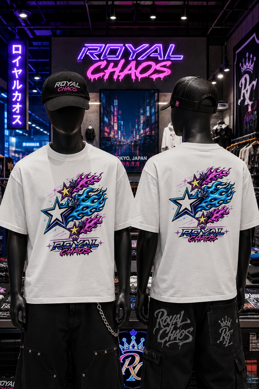 Royal Chaos Custom Oversized T-Shirt