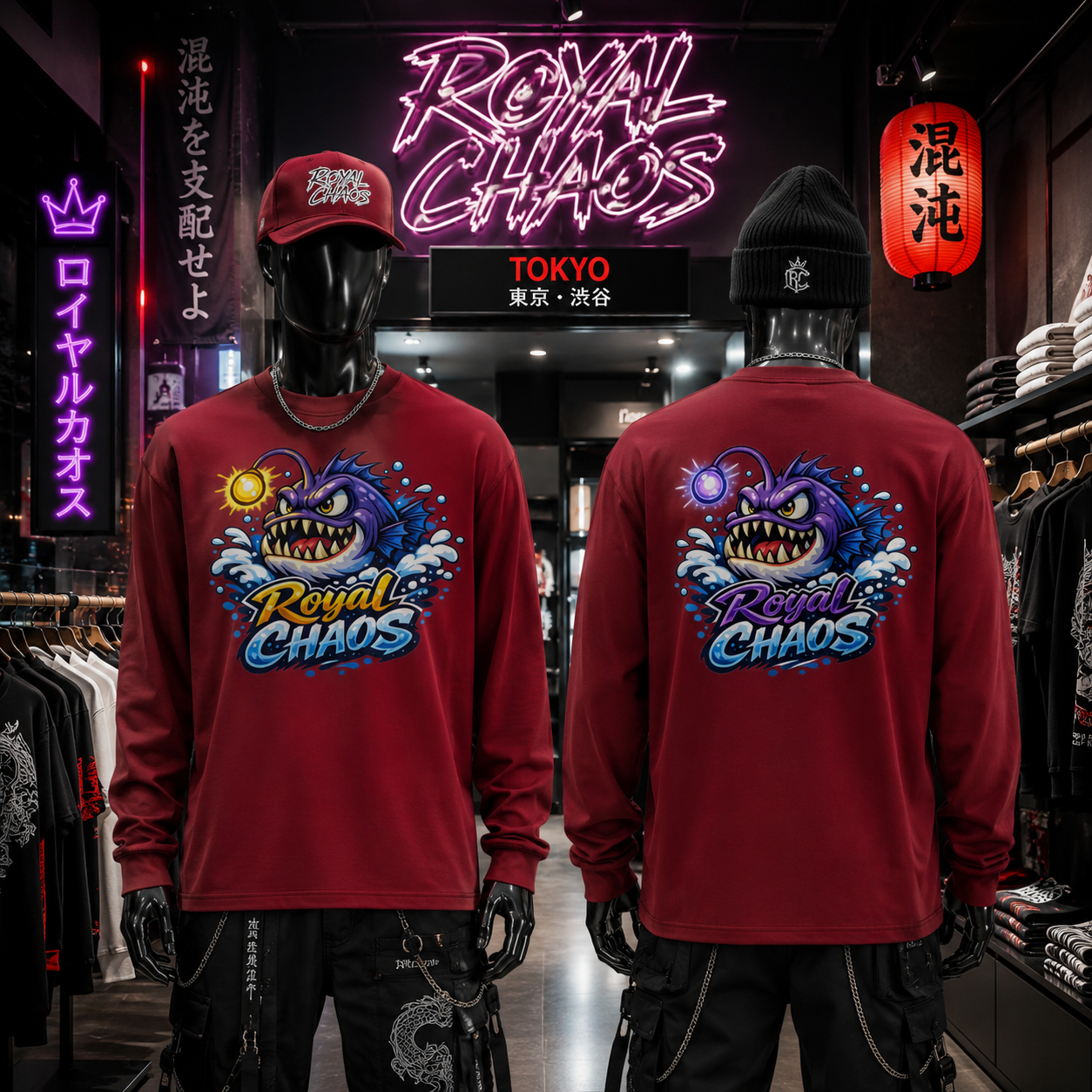 Royal Chaos Custom Long-Sleeve T-Shirt