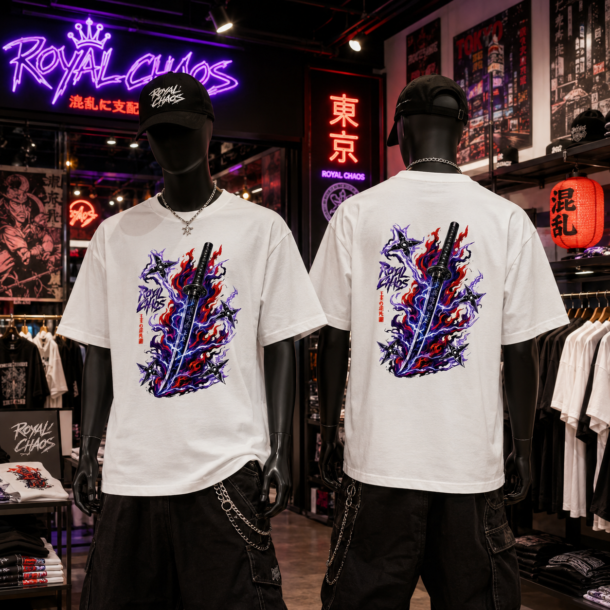 Royal Chaos Custom Oversized T-Shirt