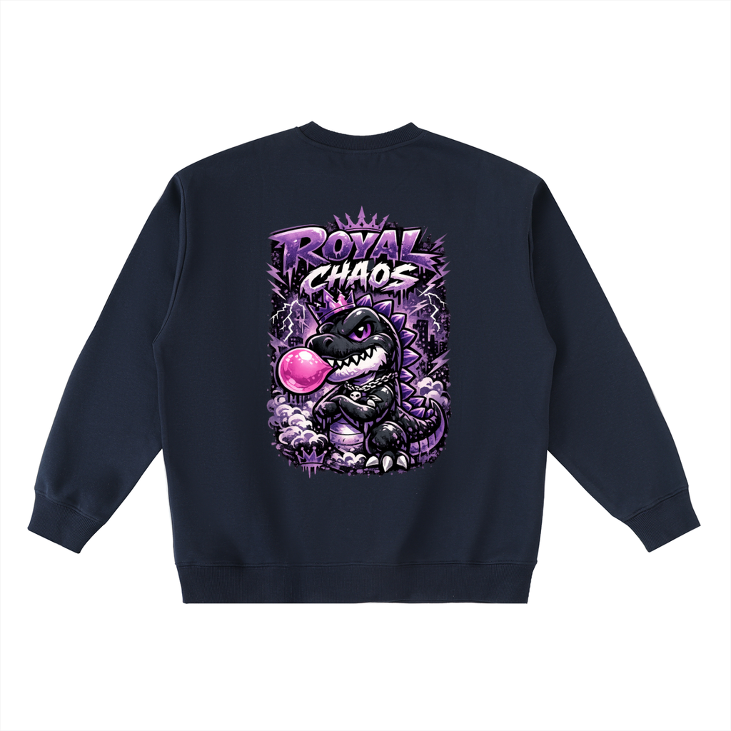 Royal Dino Oversized Taped Sweatshirt