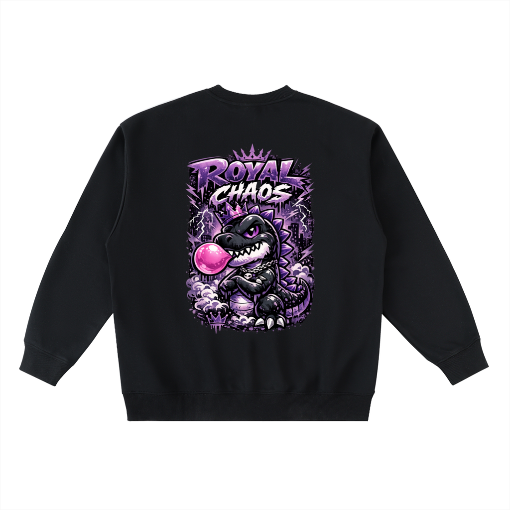 Royal Dino Oversized Taped Sweatshirt