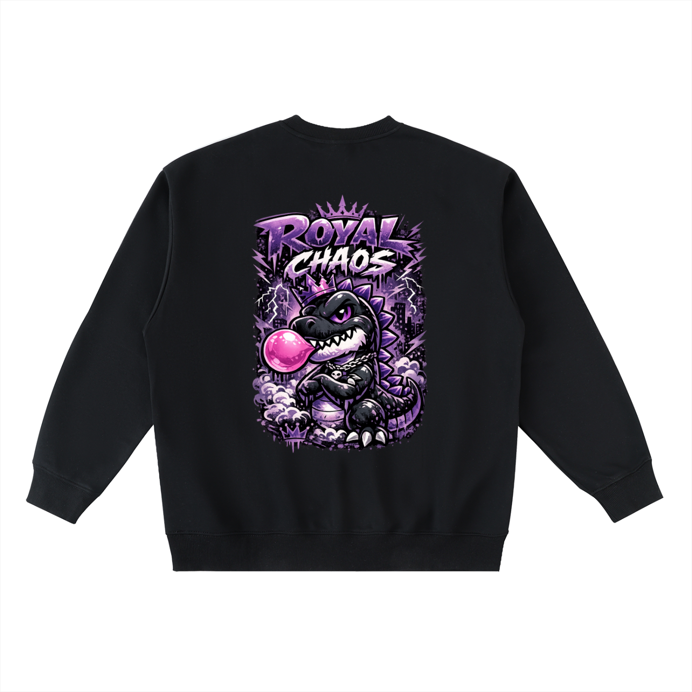 Royal Dino Oversized Taped Sweatshirt