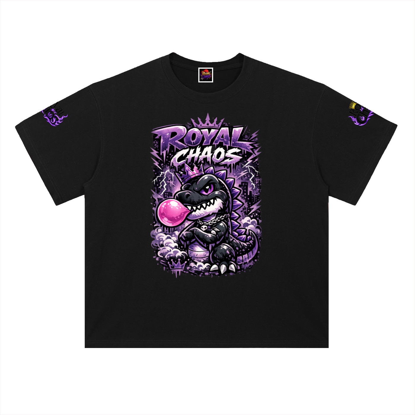 Royal Dino Heavyweight Drop Shoulder T-Shirt