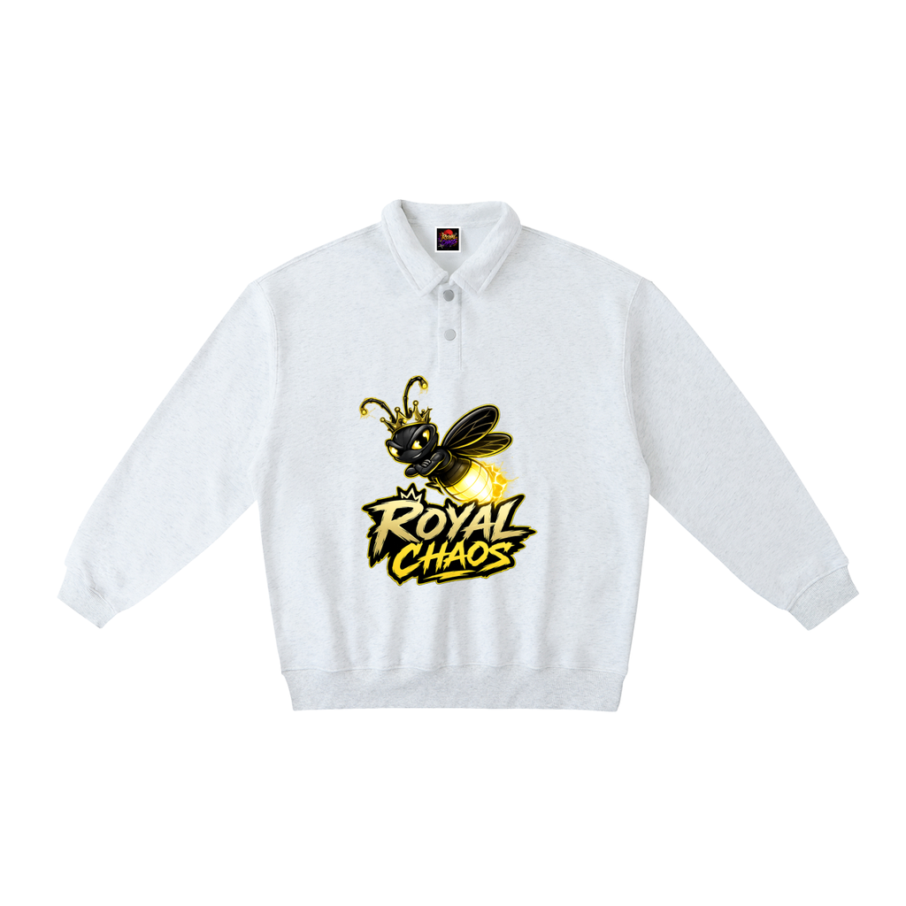 Royal FireFly Polo-Collar Sweatshirt