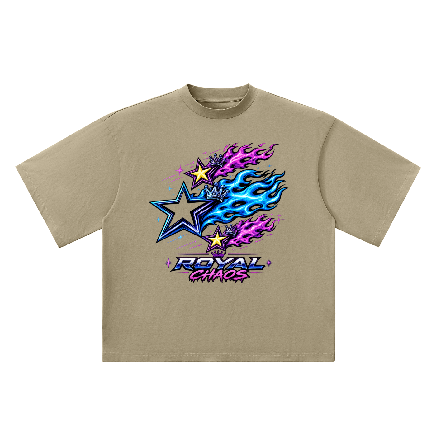 Royal Chaos Custom Oversized T-Shirt