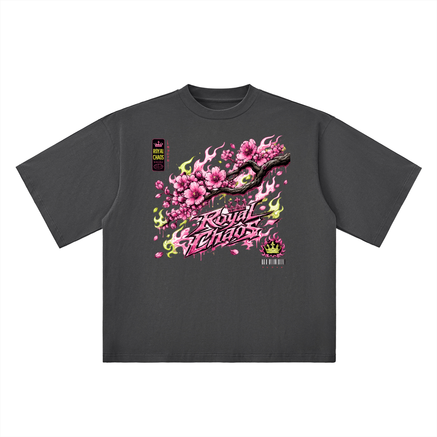 Royal Chaos Custom Oversized Drop Shoulder T-Shirt