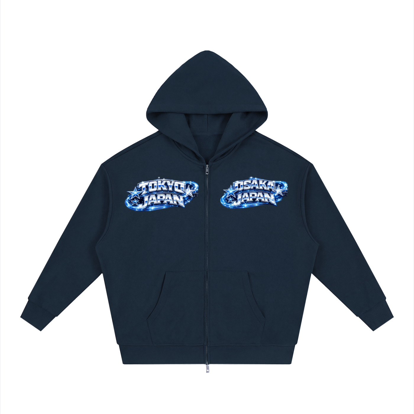 Royal Chaos Custom Japan Full Zip Hoodie