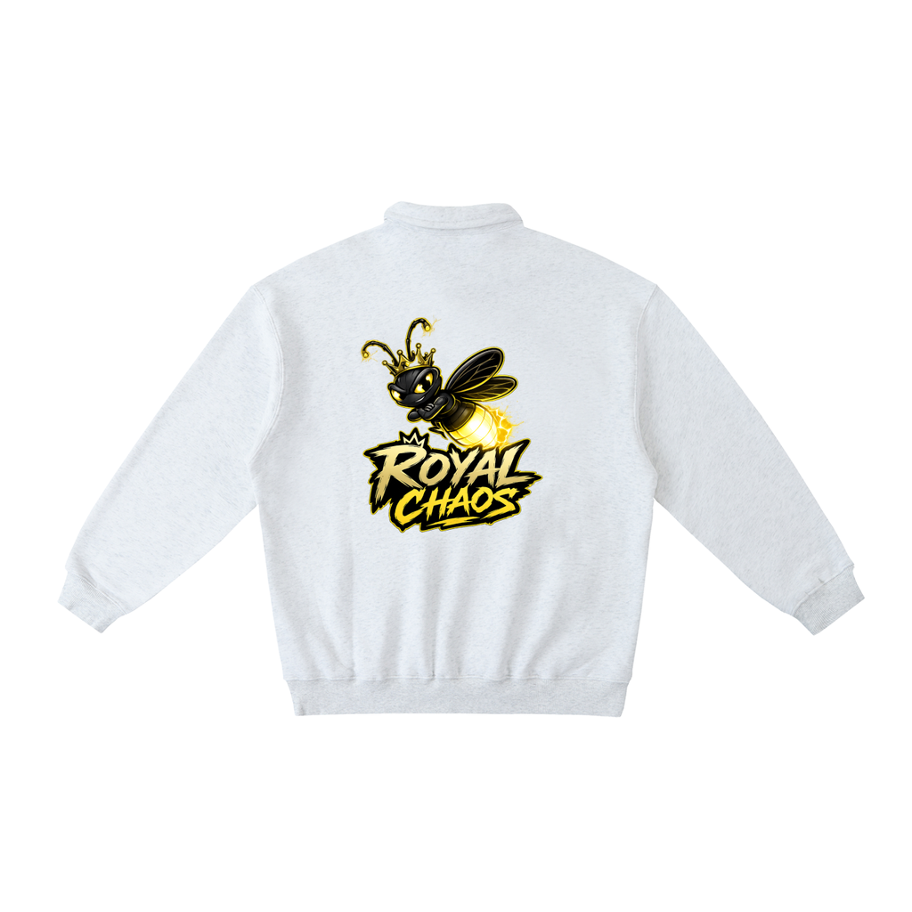 Royal FireFly Polo-Collar Sweatshirt