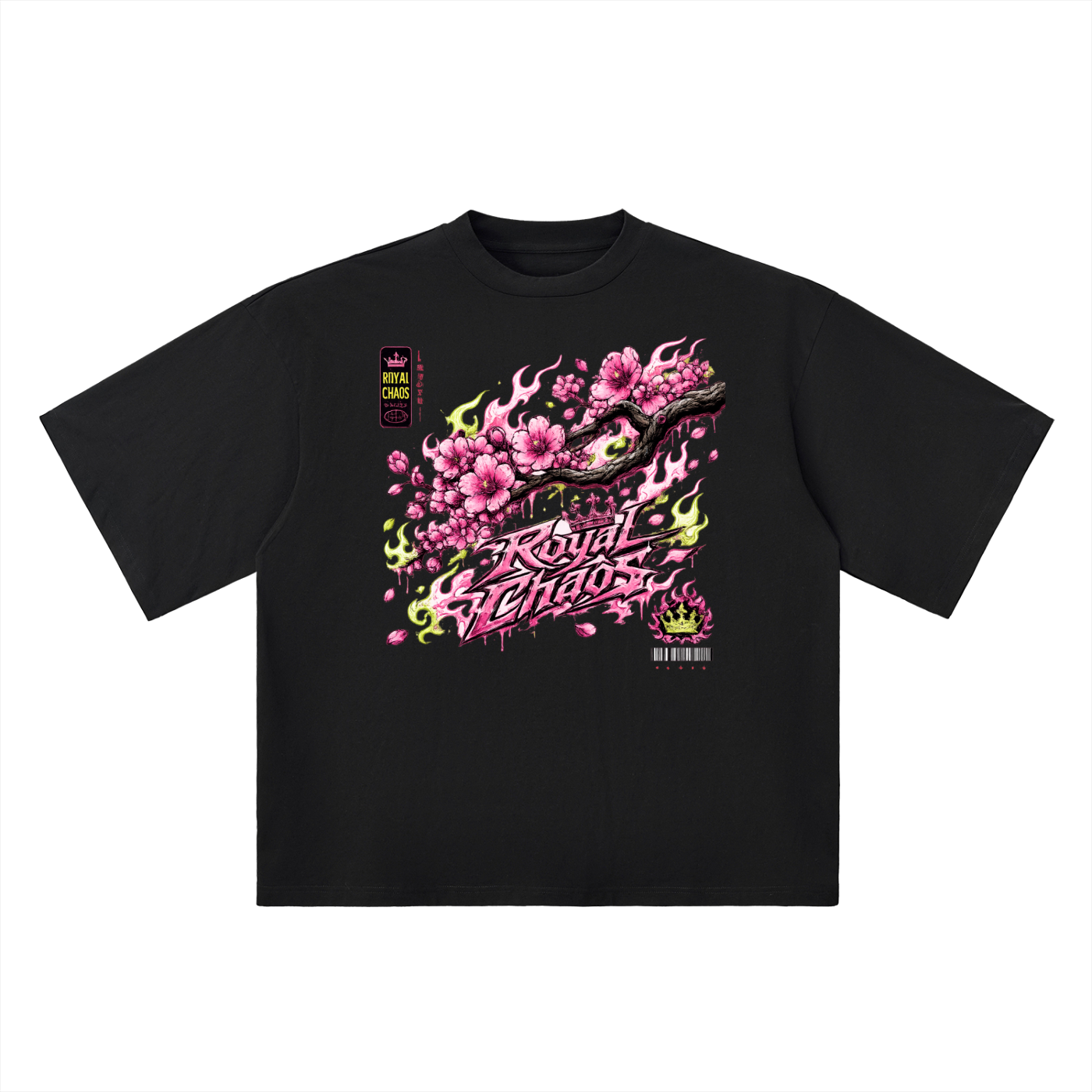 Royal Chaos Custom Oversized Drop Shoulder T-Shirt