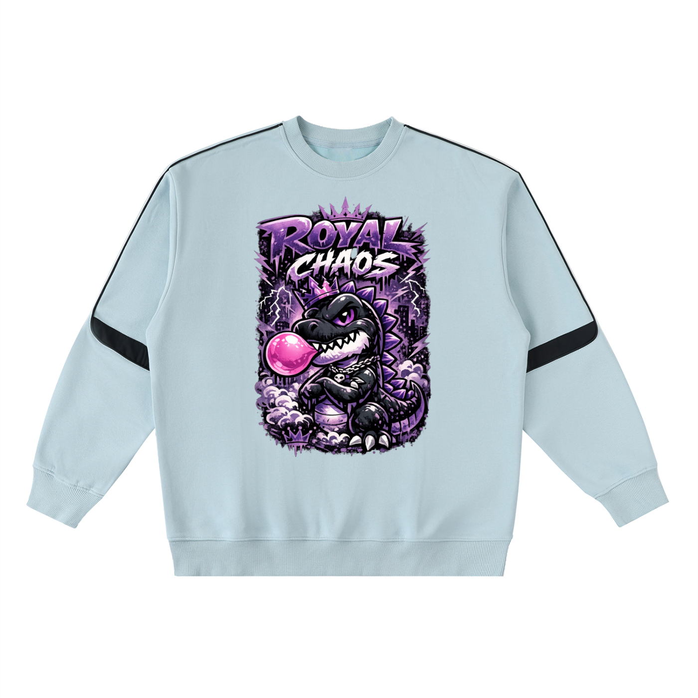 Royal Dino Oversized Taped Sweatshirt