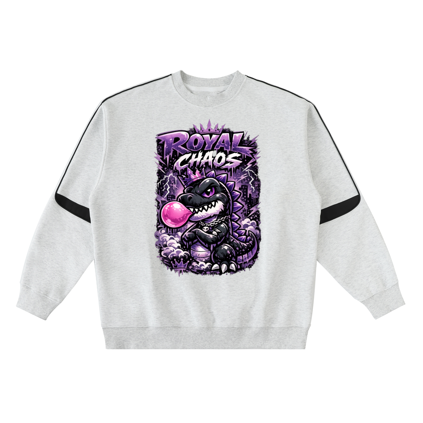 Royal Dino Oversized Taped Sweatshirt