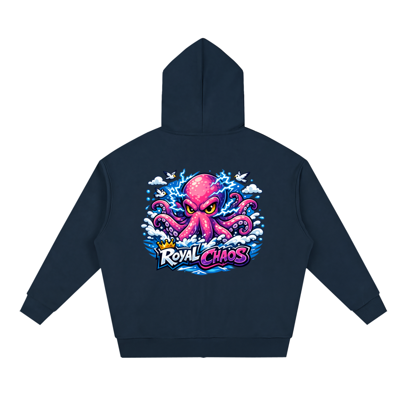 Royal Chaos Custom Full Zip Hoodie