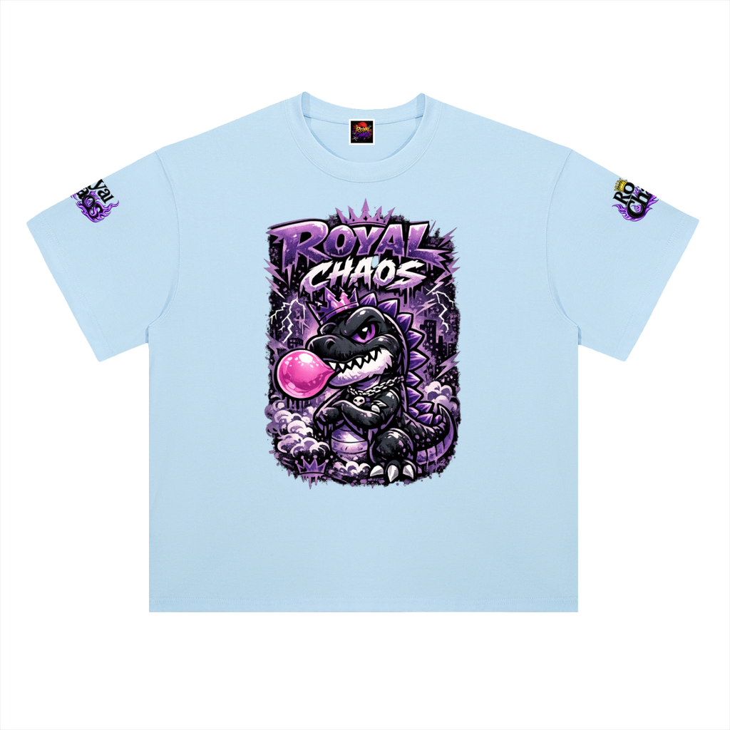 Royal Dino Heavyweight Drop Shoulder T-Shirt