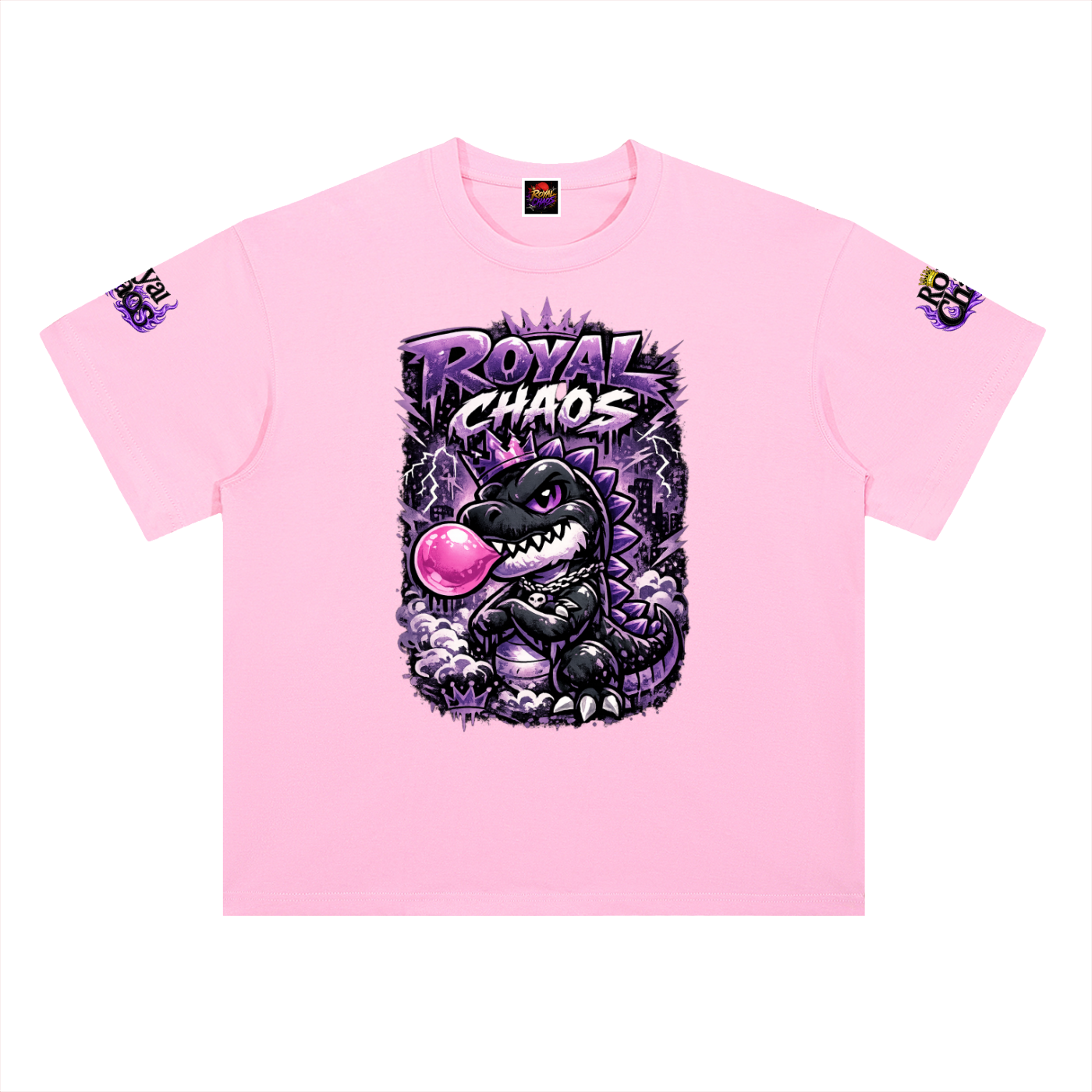Royal Dino Heavyweight Drop Shoulder T-Shirt