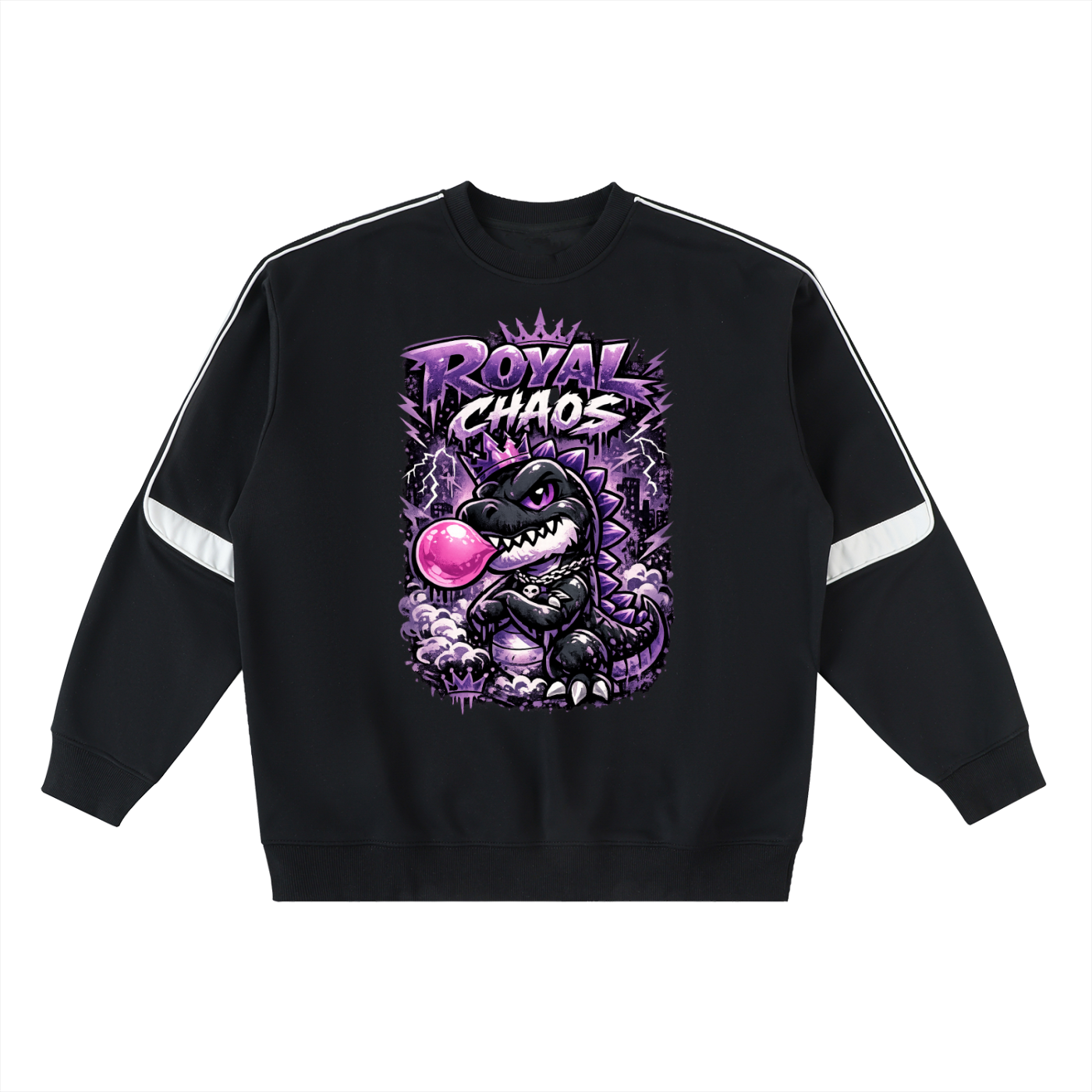 Royal Dino Oversized Taped Sweatshirt