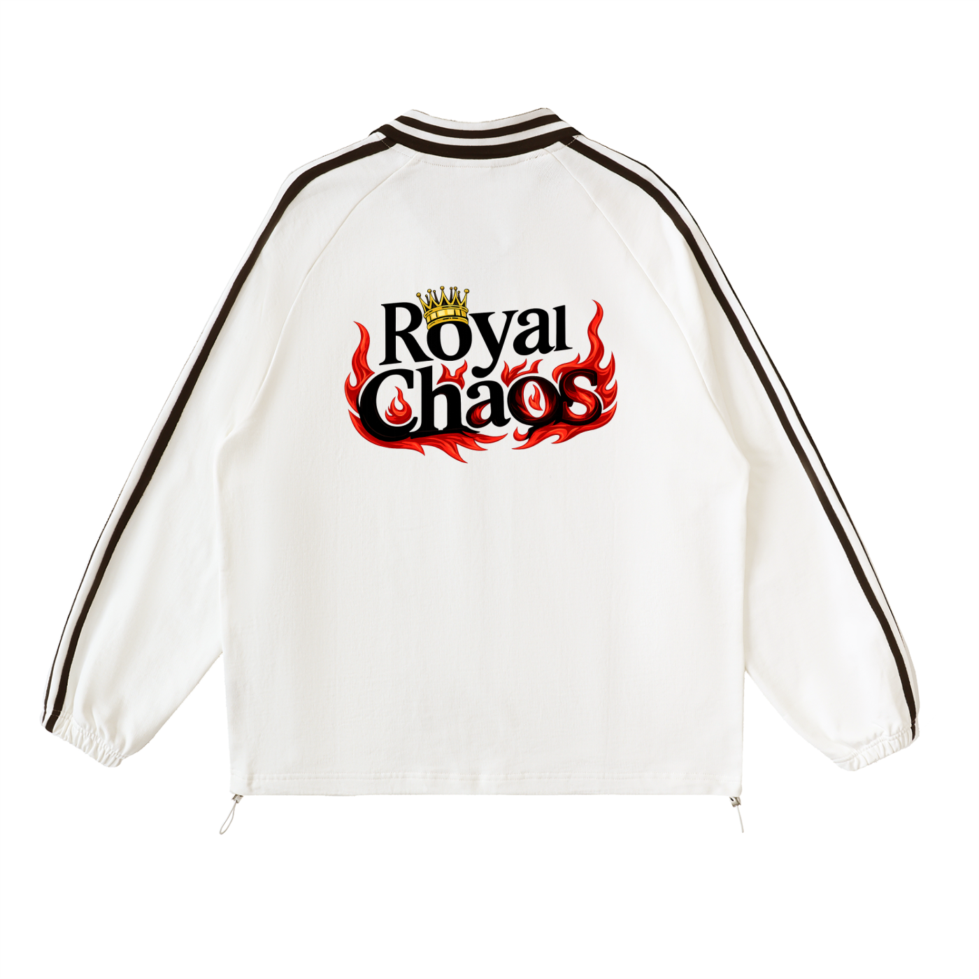 Royal Chaos striped dragon shirt